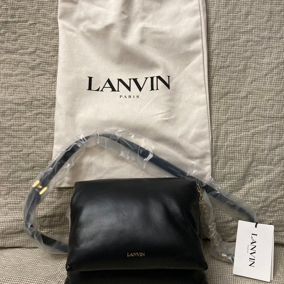 LANVIN: Small Sugar Shoulder Bag – Black - Picture 7 of 15